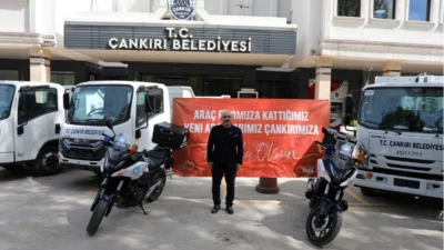 Çankırı Belediyesi, araç filosunu güçlendirmeye devam ediyor. Belediye bünyesine altı