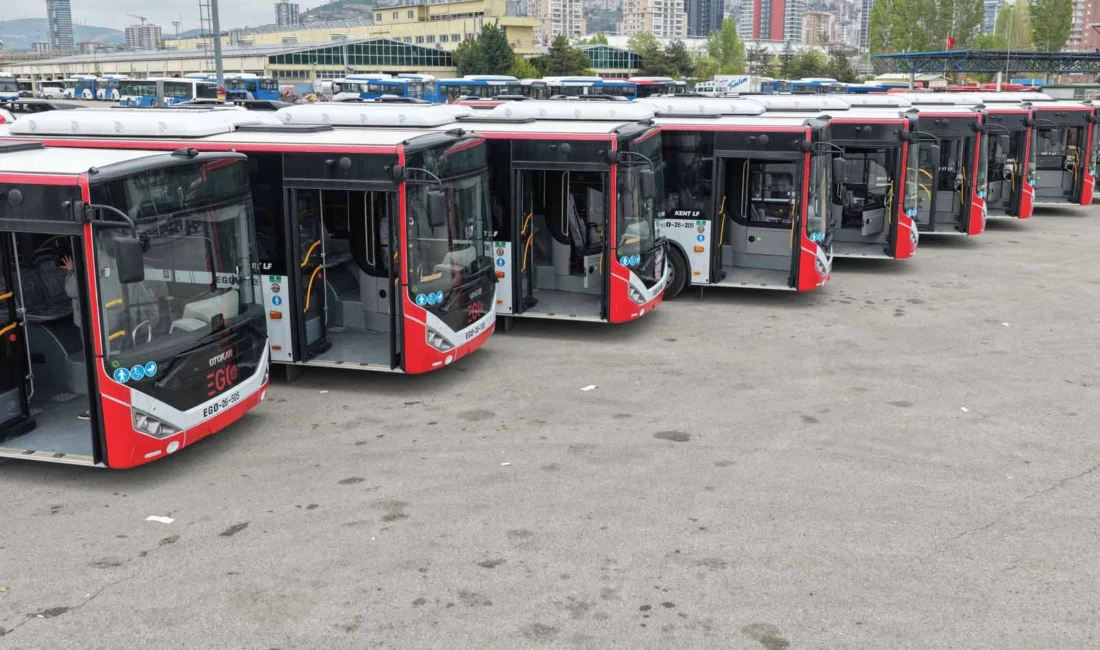 EGO Genel Müdürlüğü’nün öz kaynakları ile alınan 10 adet dizel