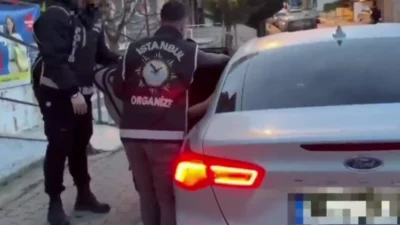 İstanbul İl Emniyet Müdürlüğü Organize Suçlarla Mücadele ekiplerince düzenlenen operasyonda