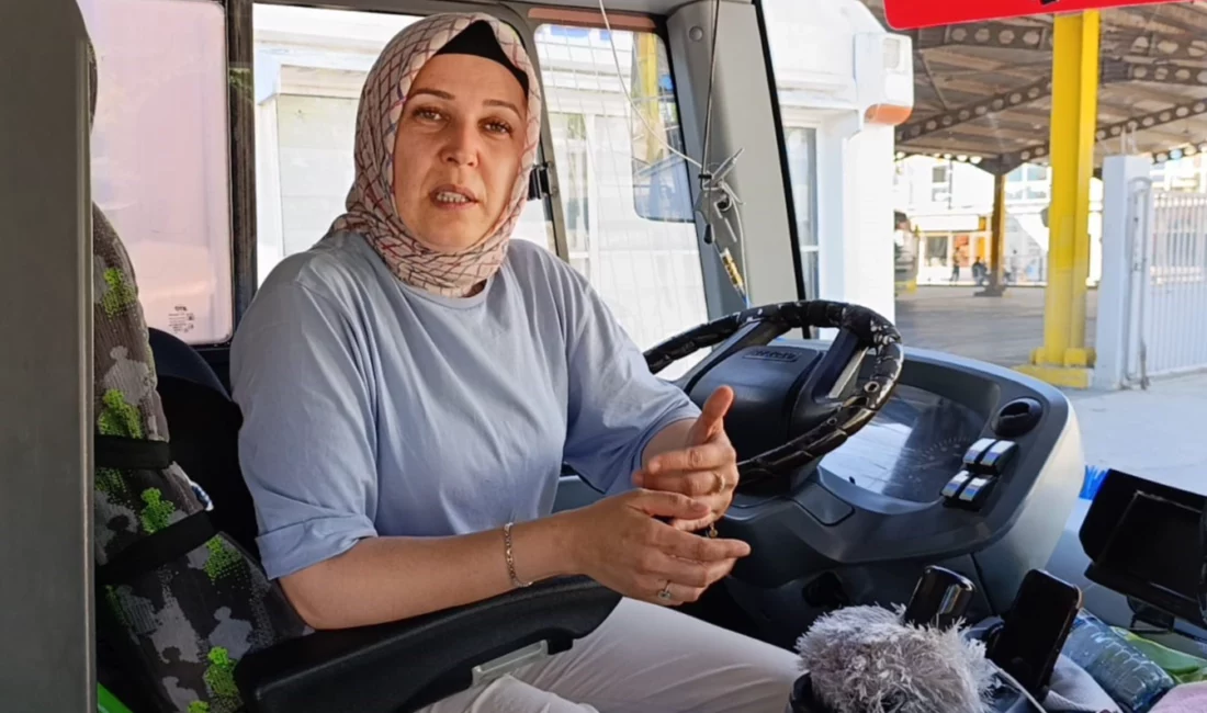 Bursa Büyükşehir Belediyesi BURULAŞ bünyesinde görev yapan otobüs sürücüsü Yasemin