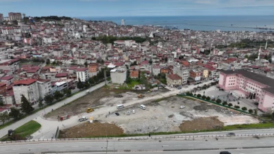 Samsun Büyükşehir Belediyesi tarafından şehir genelinde sürdürülen kentsel dönüşüm çalışmalarında