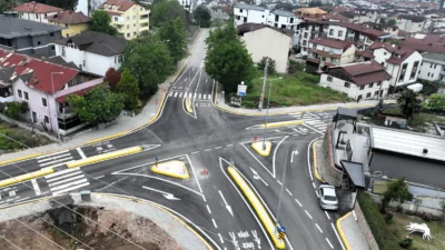 Kocaeli Büyükşehir Belediyesi, Başiskele’de tamamladığı kavşak düzenleme çalışmasıyla güvenli ve