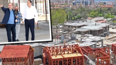 Konya Büyükşehir Belediyesi’nin Karatay Belediyesi’yle birlikte yürüttüğü “Mevlana Türbesi Arkası