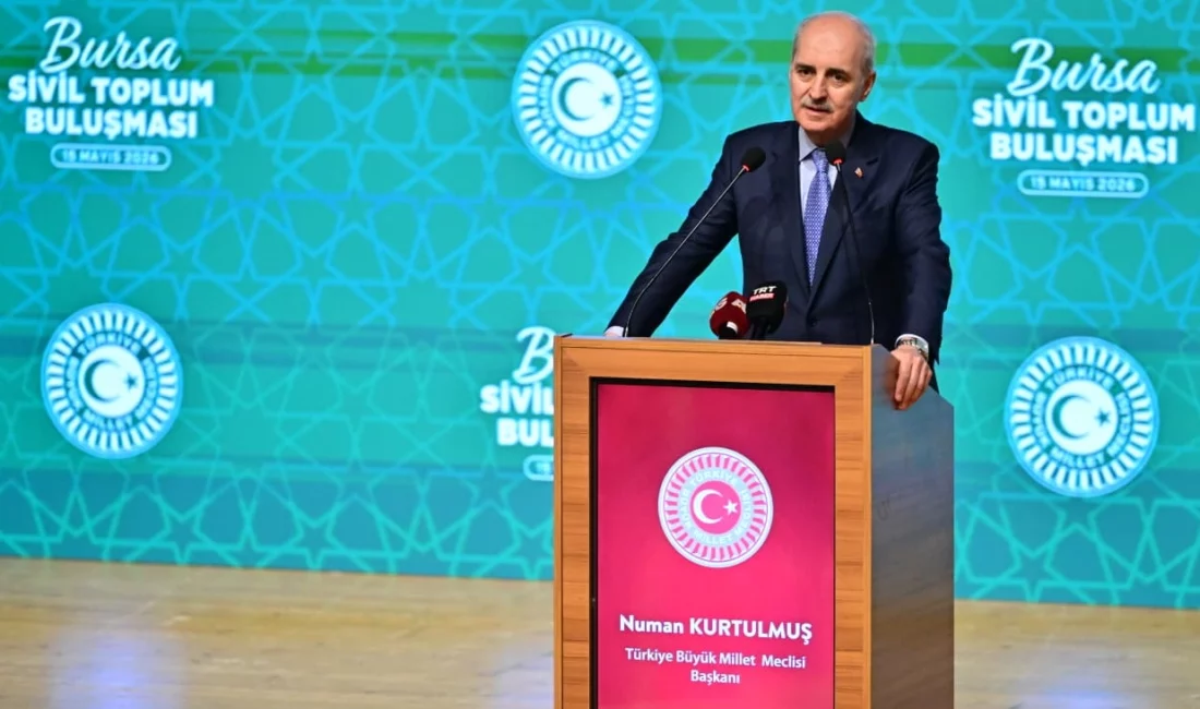 TBMM Başkanı Numan Kurtulmuş, Bursa’da düzenlenen “Sivil Toplum Buluşması”nda Türkiye’nin