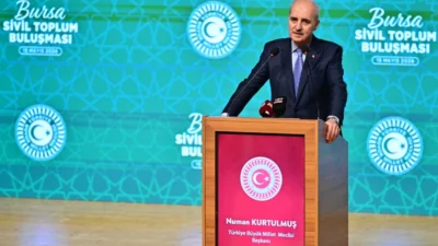 TBMM Başkanı Numan Kurtulmuş, Bursa’da düzenlenen “Sivil Toplum Buluşması”nda Türkiye’nin
