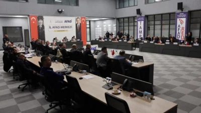 Kütahya’da düzenlenen İl Afet ve Acil Durum Koordinasyon Kurulu Toplantısı’nda