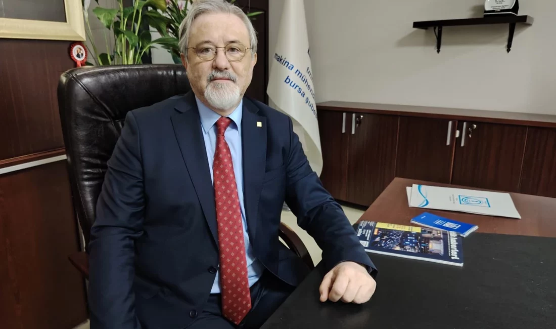 Makina Mühendisleri Odası (MMO) Bursa Şube Başkanı Murat Korkut, 16