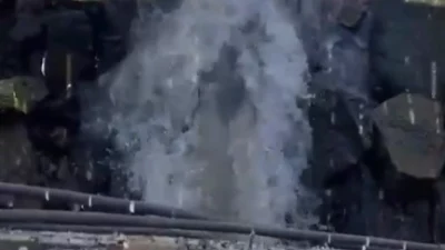 Mogan Gölü'ne köprü yapımı sırasında arıtılmadan atık su deşarj ettiği