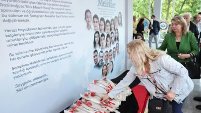 Bursa'da Nilüfer Belediyesi, 6 Şubat depremlerinde hayatını kaybeden KKTC’li “Şampiyon