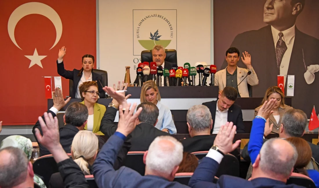 Bursa'da Osmangazi Belediye Başkan Vekili Sefa Yılmaz başkanlığında toplanan mecliste;
