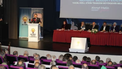 AK Parti İl Danışma Meclisi Toplantısı’na katılan Trabzon Büyükşehir Belediye