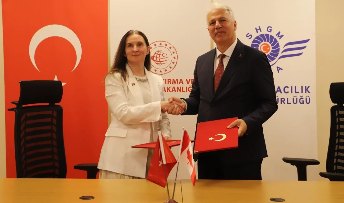 Ulaştırma ve Altyapı Bakanlığı, Kanada ile sivil havacılık alanında yeni