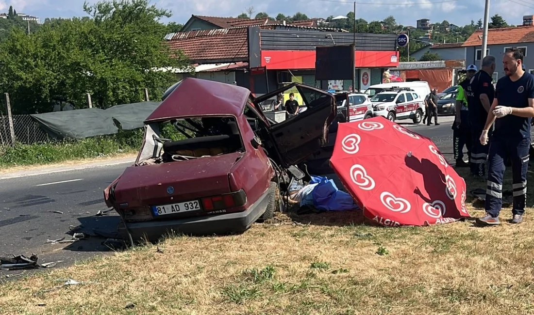Düzce’de meydana gelen trafik kazasında 1 kişi hayatını kaybetti, AK