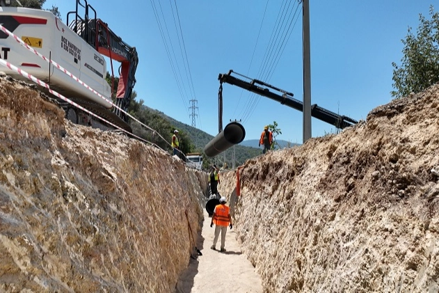 Antalya Büyükşehir Belediyesi ASAT Genel Müdürlüğü, Kaş’ın 54 mahallesinde içme