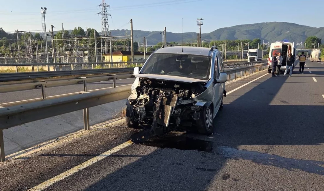 Bilecik’in Pazaryeri ilçesinde meydana gelen trafik kazasında 1 kişi yaralandı.