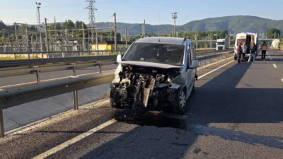 Bilecik’in Pazaryeri ilçesinde meydana gelen trafik kazasında 1 kişi yaralandı.