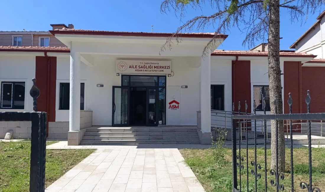 Edirne’nin Keşan ilçesi İspat Cami Mahallesi’nde yapımı tamamlanan yeni hizmet