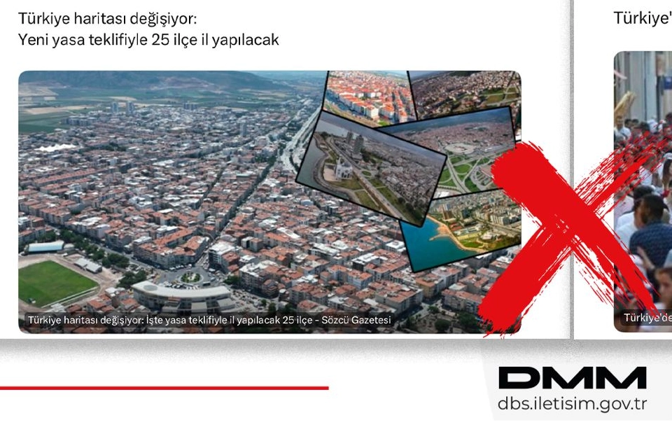 Cumhurbaşkanlığı İletişim Başkanlığı Dezenformasyonla Mücadele Merkezi, bazı medya organları ve
