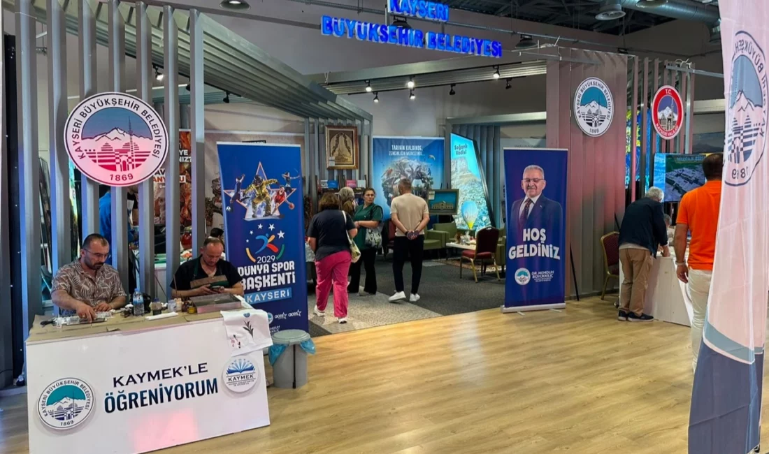 Kayseri Büyükşehir Belediyesi, İstanbul Atatürk Havalimanı Millet Bahçesi’nde düzenlenen Kayseri