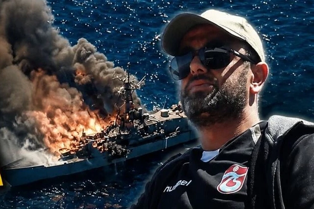 Karadeniz’de Kırım’ın batısında, Sivastopol açıklarında Türk bayraklı "DURU 67" isimli