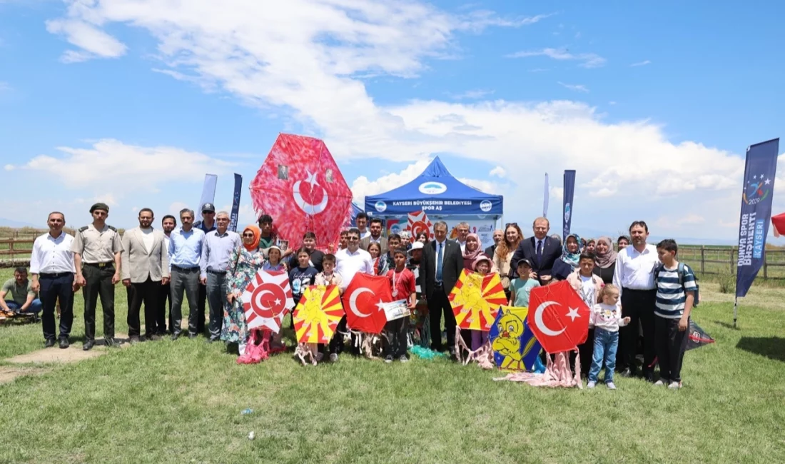 Kayseri Büyükşehir Belediyesi Spor A.Ş. tarafından Yeşilhisar’da düzenlenen Uçurtma Şenliği
