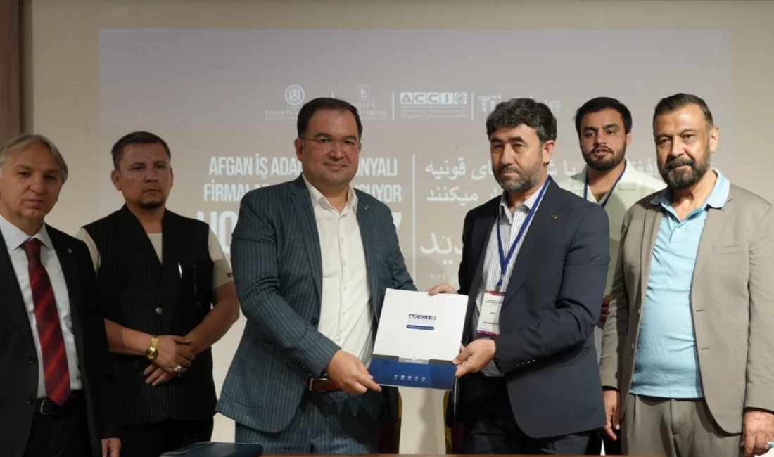 Konya – Afganistan B2B organizasyonu gerçekleştirildi. KTO’nun ev sahipliğinde düzenlenen