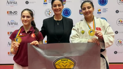 Konya Büyükşehir Belediyespor; Bükreş'teki Balkan Judo Şampiyonası'nda Fatma Zehra Meki