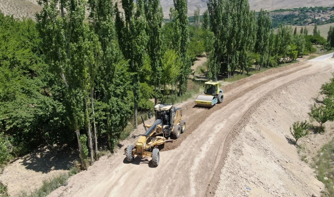 Malatya Büyükşehir Belediyesi merkez ve kırsalda yol yapım ve asfaltlama