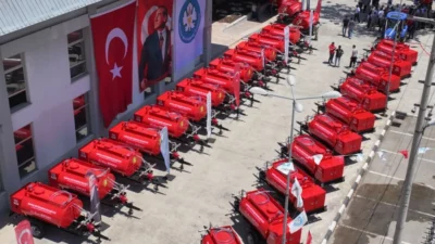 Manisa Büyükşehir Belediyesi, kırsal mahallelerde orman yangınlarına karşı ilk müdahale
