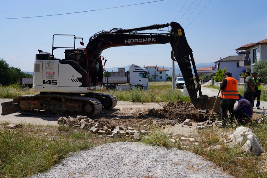 MUSKİ Genel Müdürlüğü, Yatağan ilçesi Yeni Mahalle’de kanalizasyon hattı yapım