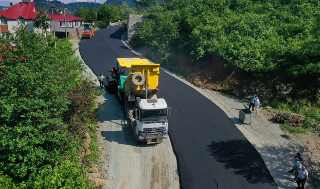 Ordu Büyükşehir Belediyesi, il genelinde sürdürdüğü ulaşım yatırımlarına hız kesmeden