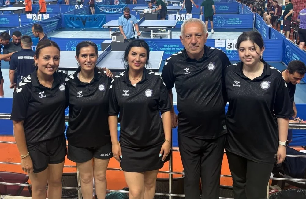 Ordu Büyükşehir Belediyespor Masa Tenisi Takımı, Trabzon'da düzenlenen Türkiye Masa