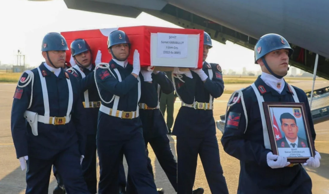Van’ın Erciş ilçesinde görevi başında şehit olan Jandarma Uzman Çavuş
