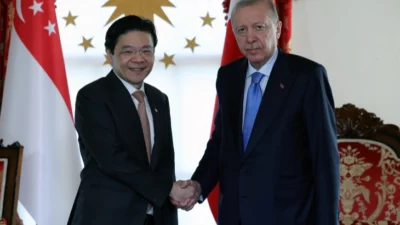 Cumhurbaşkanı Recep Tayyip Erdoğan, Türkiye'yi ziyaret eden Singapur Başbakanı Lawrence