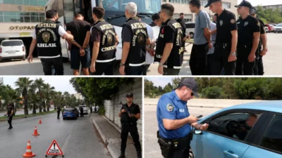 Antalya Emniyet Müdürlüğü ekipleri tarafından asayiş suçlarıyla mücadele kapsamında son