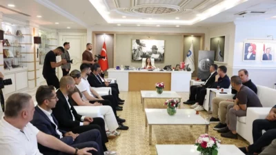 Antalya Büyükşehir Belediye Başkan Vekili Büşra Özdemir, Antalyaspor Kulübü Başkanı