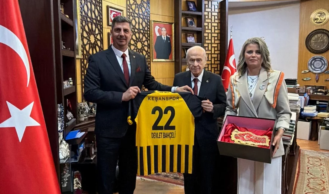 MHP Keşan İlçe Başkanı Ahmet Kurnaz ve Yönetim Kurulu İlçe