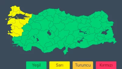 İçişleri Bakanlığı, sarı kodlu illerde 30 Temmuz Cuma günü (yarın),