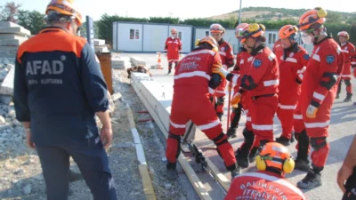 Balıkesir Büyükşehir Belediyesi İtfaiye Dairesi Başkanlığı AFAD tarafından yürütülen Orta
