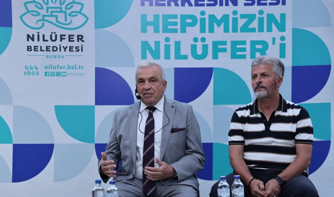 Nilüfer Belediye Başkanı Şadi Özdemir, Beşevler sakinleriyle bir araya geldi.