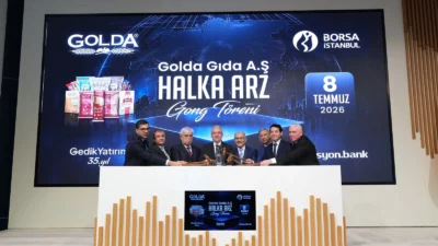 Halka arz sürecini başarıyla tamamlayan Golda Gıda’nın gong töreni bugün