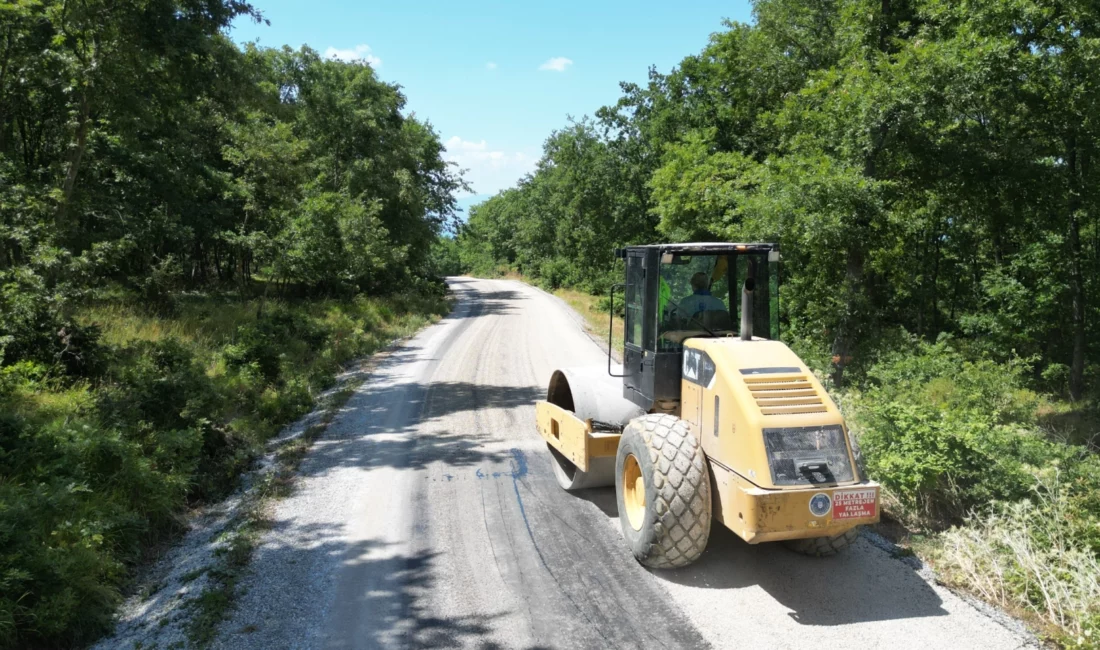 Bursa Büyükşehir Belediyesi, 17 ilçede sürdürdüğü yol yenileme çalışmaları kapsamında