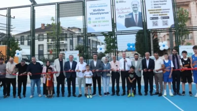 Bursa İnegöl Belediyesi’nin Süleymaniye Mahallesi Yamaç Sokak üzerinde yapımını tamamladığı