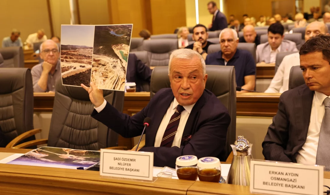 Bursa'da Nilüfer Belediye Başkanı Şadi Özdemir, Kayapa’ya yapılması planlanan Katı