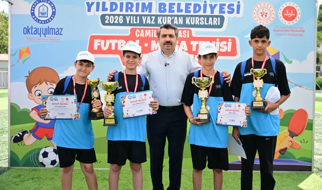 Yıldırım Belediyesi’nin katkılarıyla düzenlenen 'Yaz Kur’an Kursları Camiler Arası Futbol