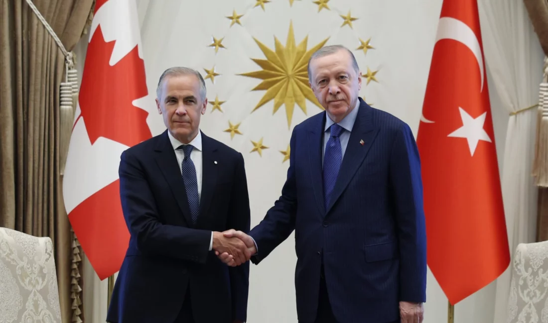 Cumhurbaşkanı Recep Tayyip Erdoğan, Kanada Başbakanı Mark Carney ile Cumhurbaşkanlığı