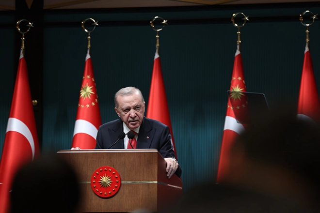 Cumhurbaşkanı Erdoğan, Cumhurbaşkanlığı Kabinesi Toplantısı’nın ardından yaptığı açıklamada, “Türkiye olarak