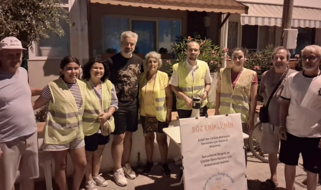 Erikli Çevre ve Güçbirliği Derneği (ERÇED), bölgenin öncelikli ihtiyaçlarını ve