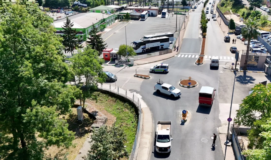Giresun Belediyesi, şehir içi ulaşımda güvenliği artırmak amacıyla Teyyaredüzü ve