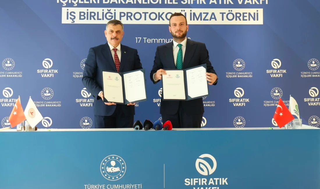 İçişleri Bakanı Mustafa Çiftçi, Sıfır Atık Vakfı ile çevre bilincinin